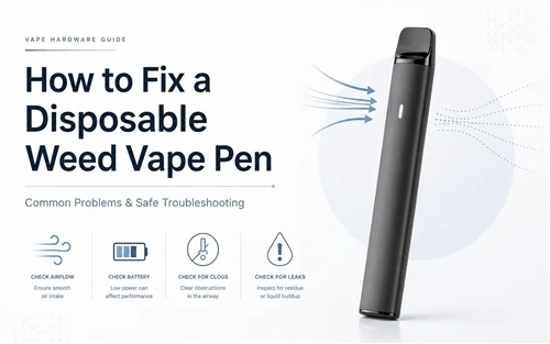 Làm thế nào để sửa chữa bút vape dùng một lần? Các vấn đề và sửa chữa phổ biến