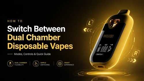 Làm thế nào để bạn chuyển đổi giữa các vape dùng một lần buồng kép